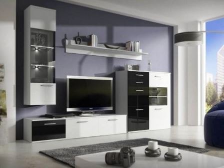 Obývací stěna s úložným prostorem