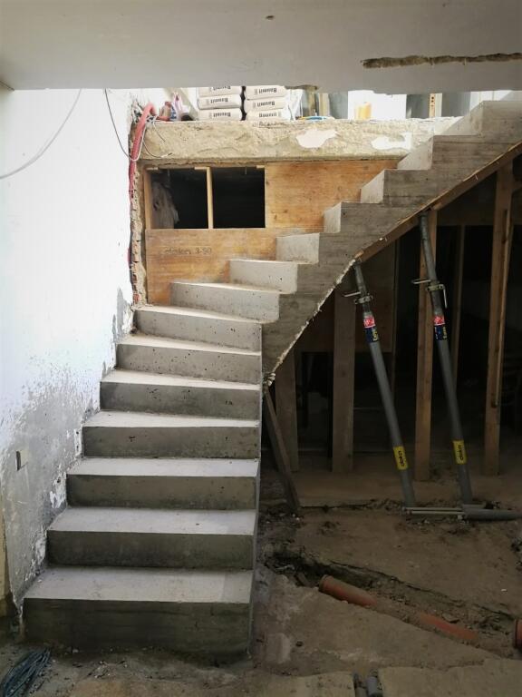Beotnové schodiště - čím obložit betonové schody