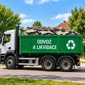 Pouze odvoz eternitové krytiny